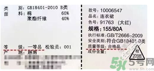 衣服一等品是什么意思？衣服一等品和合格品哪個(gè)好？