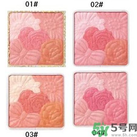 canmake花瓣腮紅色號(hào)對(duì)比圖？canmake五色花瓣腮紅試色