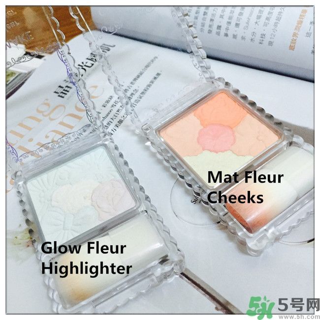canmake花瓣腮紅色號(hào)對(duì)比圖？canmake五色花瓣腮紅試色