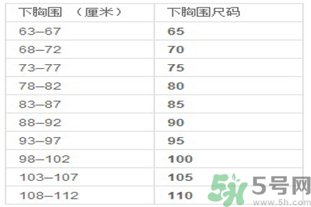 胸罩的大小型號怎么分？如何測量自己胸圍的大小？