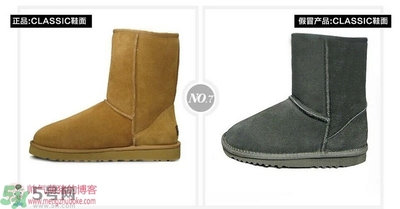 ugg是什么牌子？ugg雪地靴真假辨別圖對比