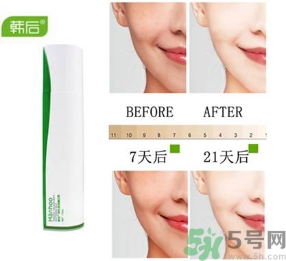 韓后茶蕊嫩白系列怎么樣？韓后茶蕊baby白好用嗎？