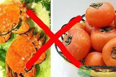 大閘蟹和柿子為什么不能一起吃？柿子和螃蟹隔多久可以吃？