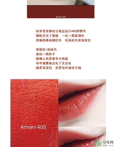 阿瑪尼南瓜色是幾號色？阿瑪尼南瓜色試色