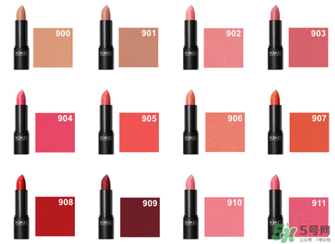kiko9系列哪個(gè)顏色好看？kiko9系口紅試色