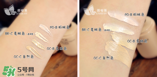 kate粉底液色號怎么選？kate粉底液色號試色