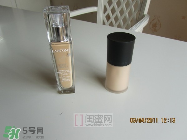 蘭蔻和阿瑪尼哪個好用？蘭蔻和阿瑪尼粉底液對比