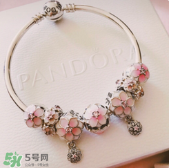 潘多拉桃花系列手鏈怎么看真假？pandora新品桃花手鏈真假辨別