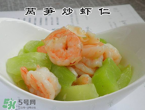 萵筍可以和蝦一起吃嗎？萵筍能和蝦仁一起吃嗎？