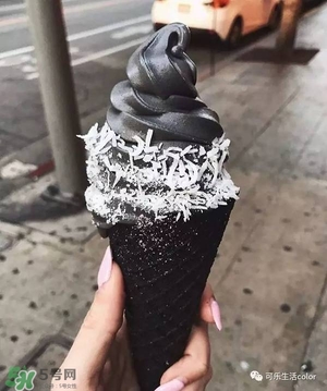 炭黑冰淇淋好吃嗎？炭黑冰淇淋哪里買？
