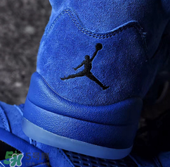 air jordan5麂皮皇家藍正品多少錢？喬丹5代藍麂皮專柜價格