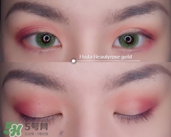 huda beauty眼影怎么畫？huda beauty眼影盤教程