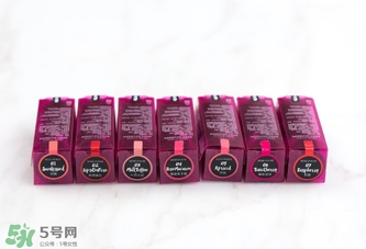 奢華寶貝口紅怎么樣？BEBE POSHE口紅色號試色