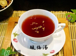 酸梅湯不能和什么一起吃？酸梅湯和什么食物相克？