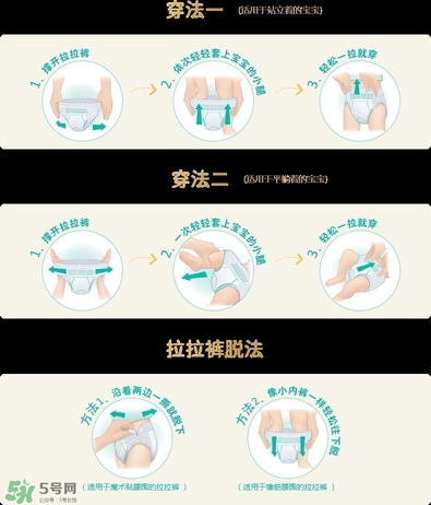 拉拉褲怎么穿？拉拉褲使用方法