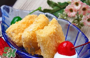 油炸冰淇淋為什么不化？油炸冰淇淋的做法