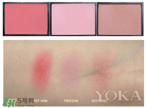 nars threesome腮紅多少錢？nars threesome腮紅色號試色