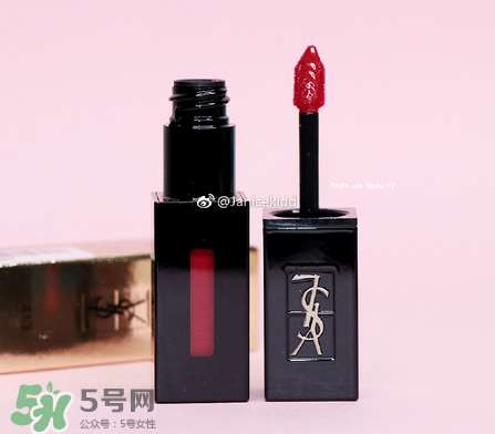 ysl黑管唇釉413是什么顏色？ysl圣羅蘭黑管唇釉413試色