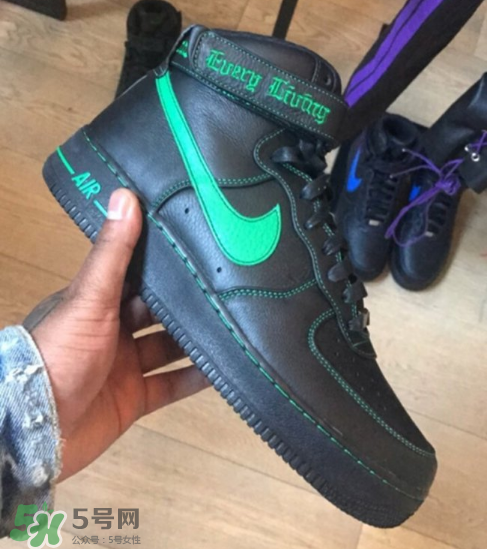 vlone與nike air force 1high聯(lián)名款運動鞋配色有哪幾種？