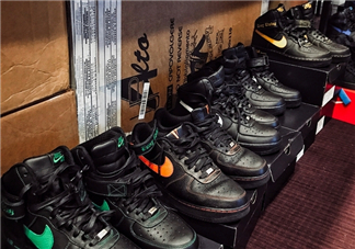 vlone與nike air force 1high聯(lián)名款運動鞋配色有哪幾種？