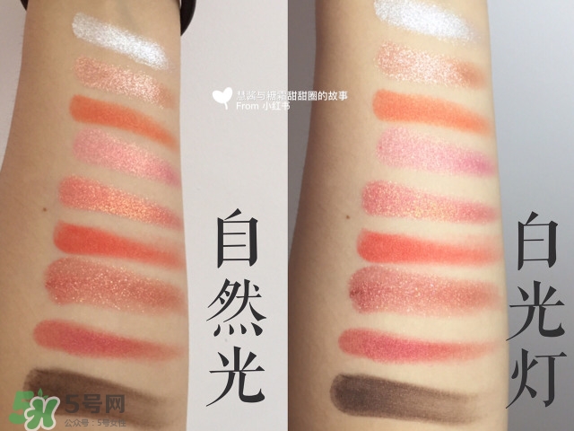hold live人魚(yú)姬眼影盤(pán)色號(hào)_試色圖大全