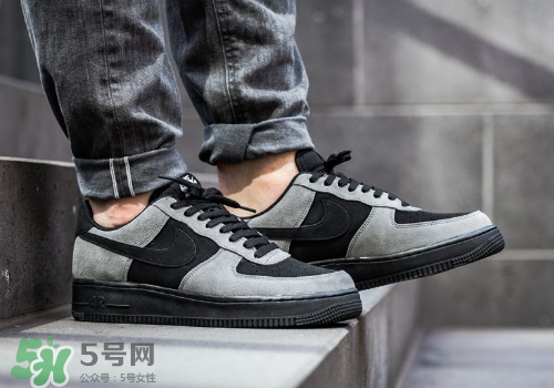nike air force 1 low黑灰配色上腳怎么樣_好看嗎？