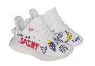 adidas yeezy 350 boost v2兒童定制版在哪買_怎么買？