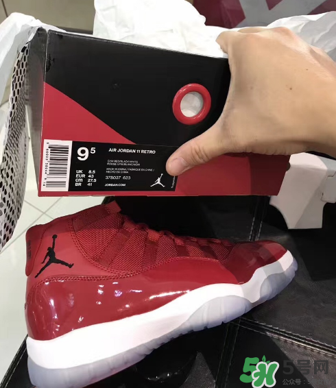 air jordan 11 gym red安東尼全紅配色實(shí)物怎么樣？