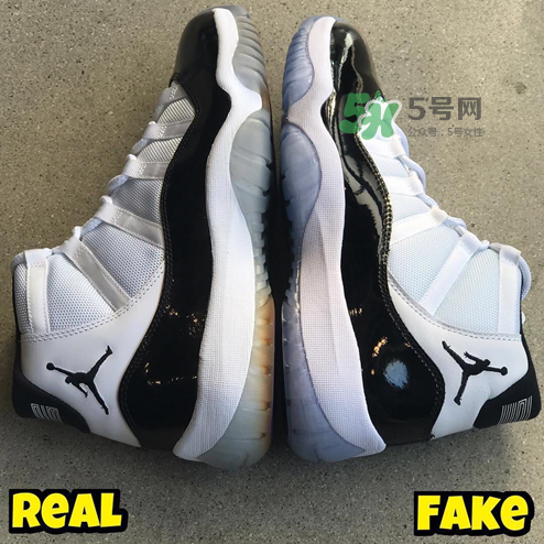 air jordan 11 concord真假怎么看？aj 11 concord真假鑒定