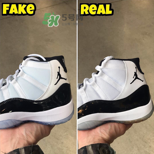 air jordan 11 concord真假怎么看？aj 11 concord真假鑒定