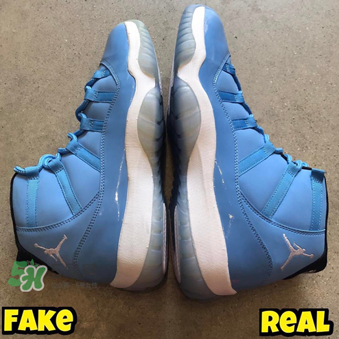 air jordan 11北卡藍(lán)真假怎么分辨？aj11北卡藍(lán)真假鑒定