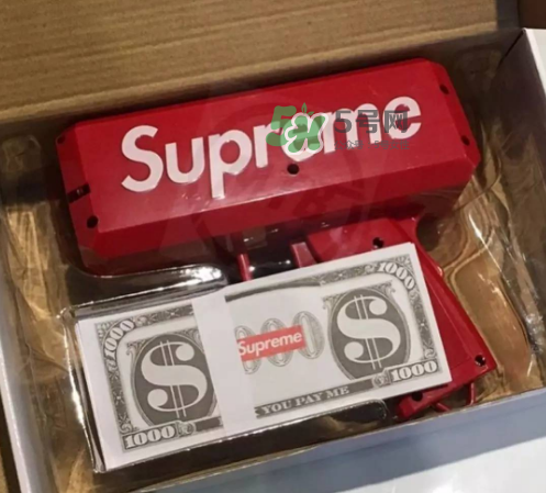 supreme噴錢槍多少錢？supreme鈔票槍價格
