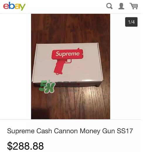 supreme噴錢槍多少錢？supreme鈔票槍價格