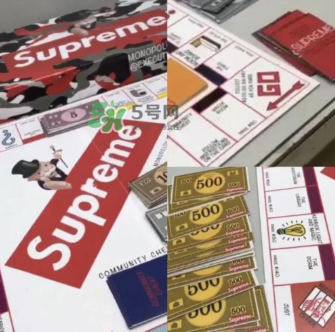 supreme版大富翁是什么樣的？大富翁和supreme聯(lián)名是真的嗎？