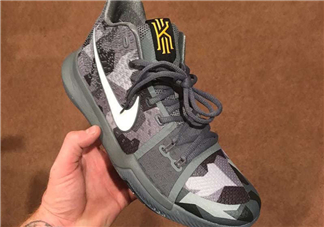 nike kyrie 3 girls eybl會發(fā)售嗎？歐文3代精英賽灰色迷彩實物