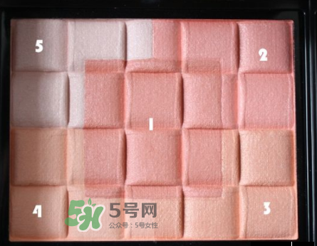 MAQuillAGE心機(jī)五色腮紅怎么樣？MAQuillAGE心機(jī)五色腮紅試色