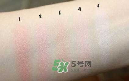 MAQuillAGE心機(jī)五色腮紅怎么樣？MAQuillAGE心機(jī)五色腮紅試色