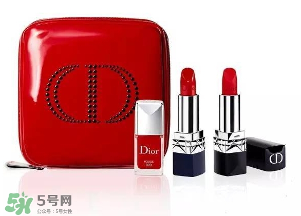 迪奧999摯愛紅唇套裝多少錢？迪奧999紅唇套裝試色