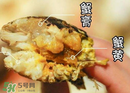 蟹黃是黑色的怎么回事？蟹黃中間有黑的是什么？