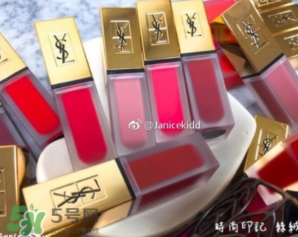 ysl絲絨印記啞光唇露多少錢(qián)？ysl絲絨啞光唇露試色