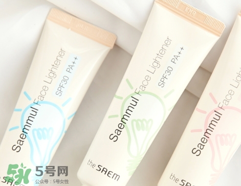 the saem得鮮燈泡隔離霜怎么樣？三種顏色適合不同膚色