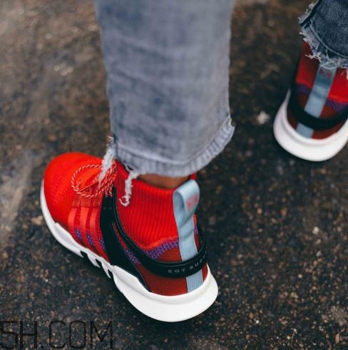 adidas eqt support adv中筒襪套款上腳效果怎么樣？