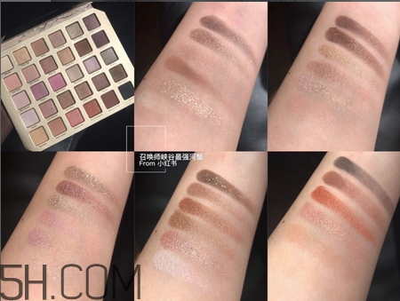 too faced natural love眼影盤(pán)試色_眼妝教程