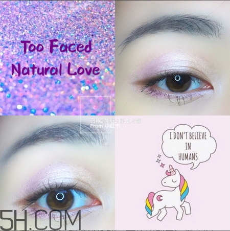 too faced natural love眼影盤(pán)試色_眼妝教程
