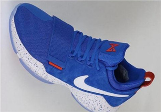 nike pg1 blue suede實物什么樣？