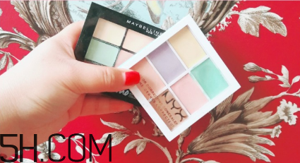 美寶蓮六色遮瑕盤好用嗎？nyx vs maybelline六色遮瑕盤對比