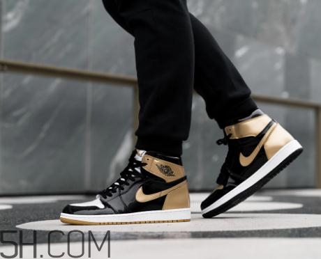 air jordan 1 top3黑金鴛鴦配色上腳效果好看嗎？