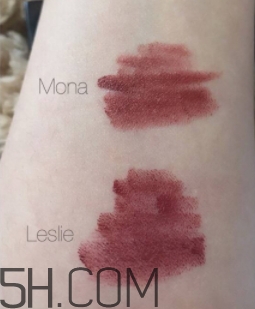 nars mona和leslie一樣嗎？nars mona和leslie試色對比