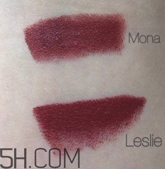 nars mona和leslie一樣嗎？nars mona和leslie試色對比