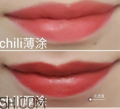 nars mona和mac chili顏色一樣嗎？nars mona和chili試色對(duì)比